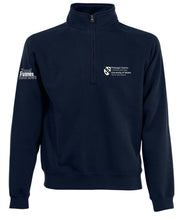 Load image into Gallery viewer, UWTSD SBS Unisex Quarter Zip Sweatshirt (English Wording on Back) (No Refunds or Returns)