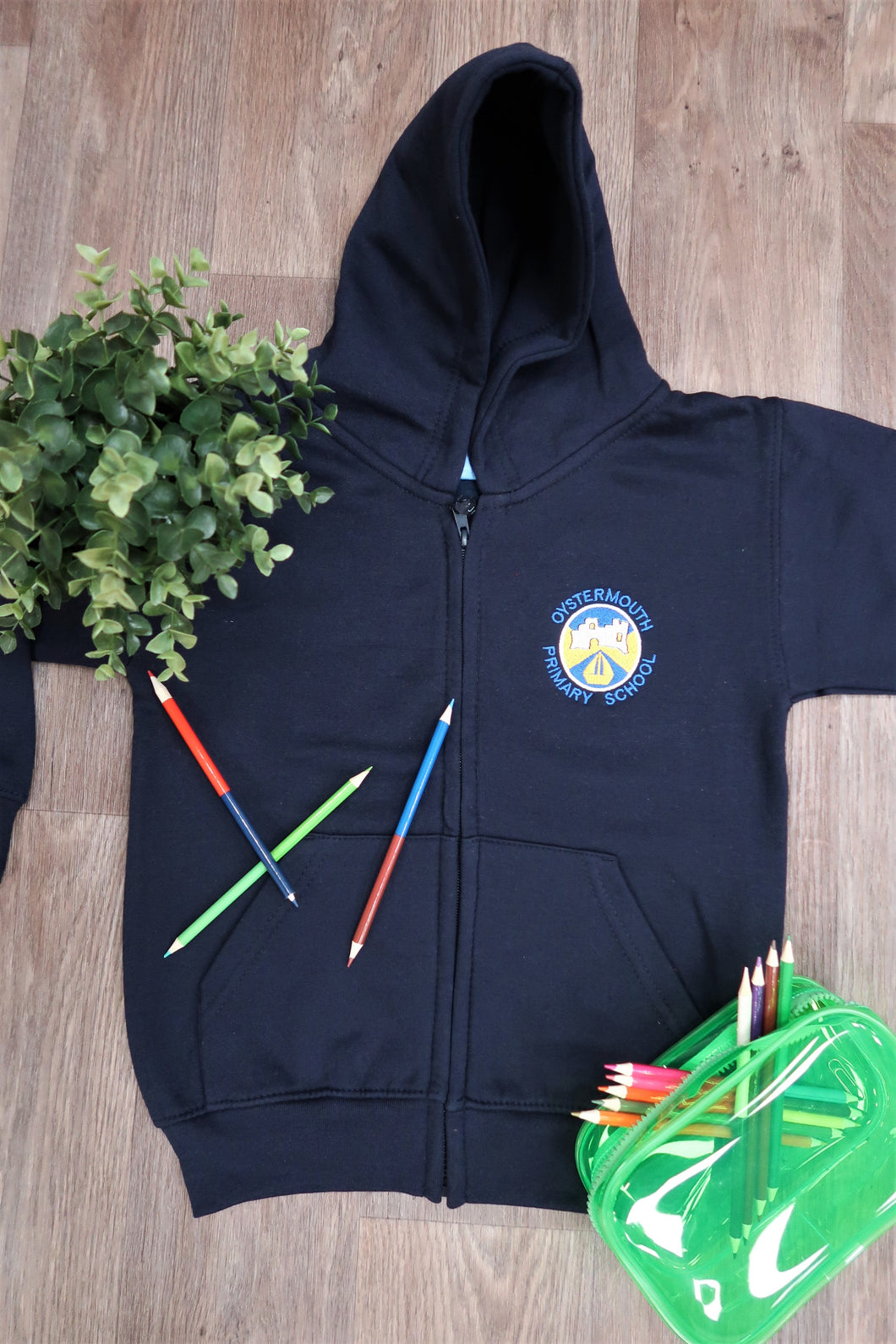 Oystermouth Primary Full Zip Unisex Hood