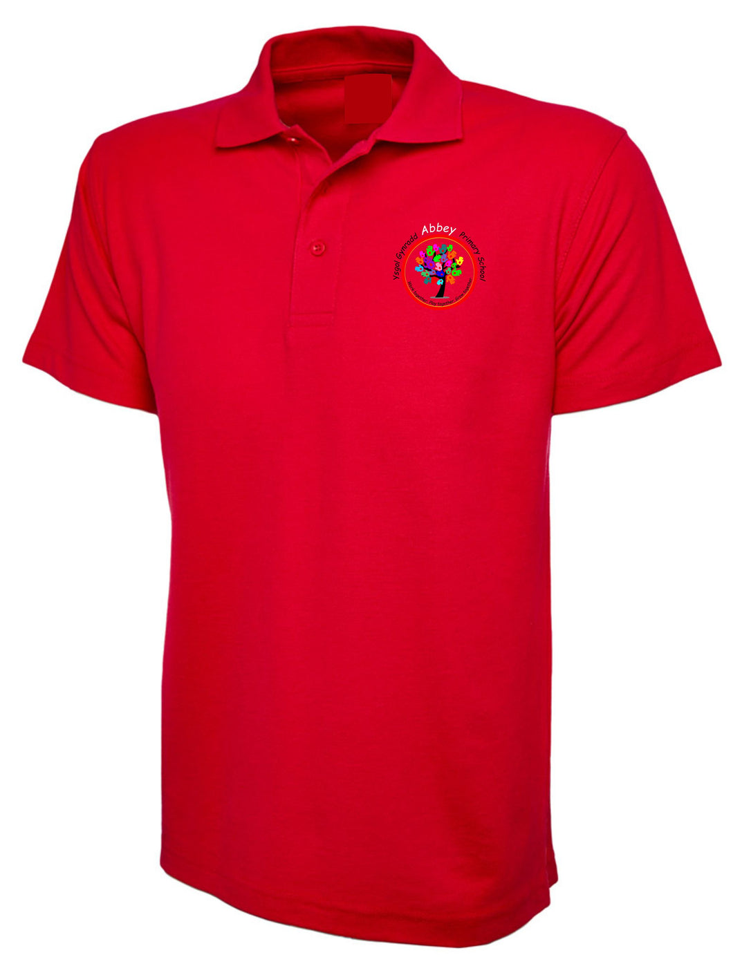 Abbey Primary Unisex (RED) Polo Shirt