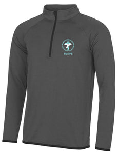 Bishop Vaughan Unisex 6th Form Quarter Zip (6TH FORM PUPILS ONLY) (NO REFUNDS OR EXCHANGES)