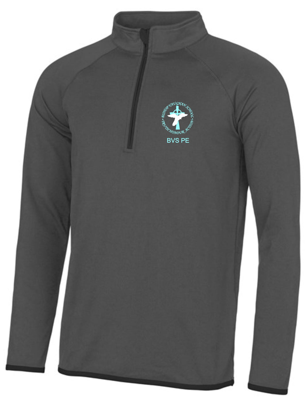 Bishop Vaughan Unisex 6th Form Quarter Zip (6TH FORM PUPILS ONLY) (NO REFUNDS OR EXCHANGES)