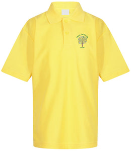 Ysgol Calon Lan Unisex Yellow Polo Shirt