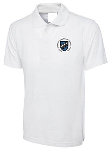 Casllwchwr Primary Unisex (WHITE) Polo Shirt