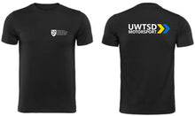 Load image into Gallery viewer, UWTSD Motorsport Unisex Round neck T-shirt (No Refunds or Returns)
