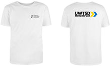 Load image into Gallery viewer, UWTSD Motorsport Unisex Round neck T-shirt (No Refunds or Returns)
