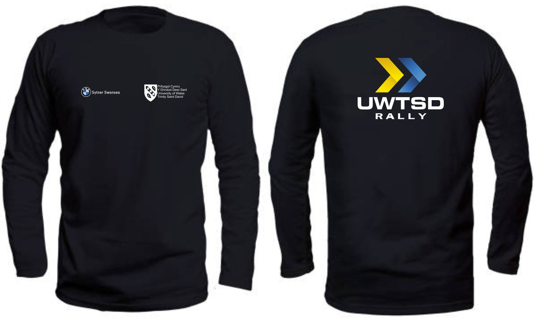 UWTSD Rally Unisex Round neck Long sleeve T-shirt (No Refunds or Returns)