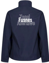 Load image into Gallery viewer, UWTSD SBS Unisex Softshell Jacket (Welsh Wording on Back) (No Refunds or Returns)
