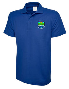 St Thomas Primary LEAVER Unisex Polo Shirt 2026 (ROYAL BLUE) (NO EXCHANGES OR REFUNDS)