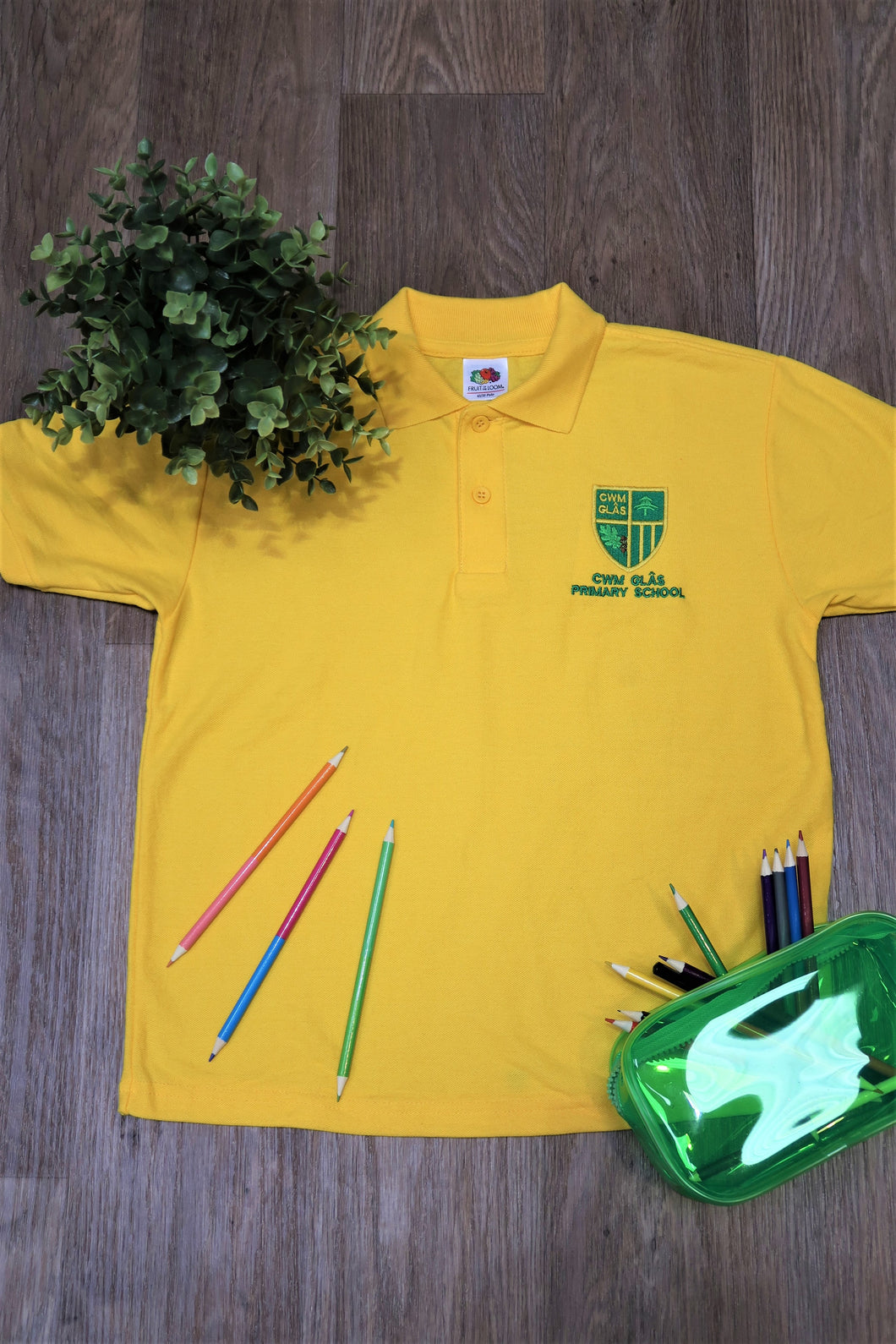 Cwm Glas Primary Unisex Polo Shirt