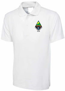 Glais Primary Unisex Polo Shirt (WHITE)