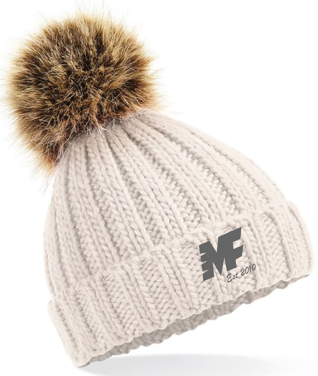 Mainway Cream Bobble Hat