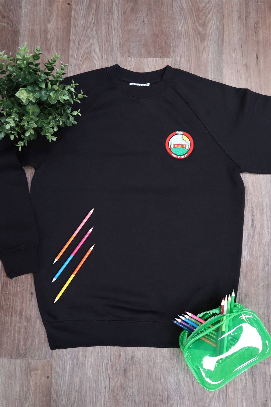 Ysgol Pen Y Bryn Unisex Sweatshirt (BLACK)  (6th Form)