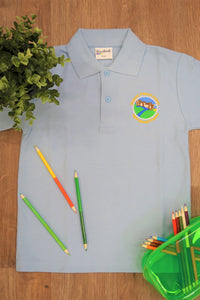 Pennard Primary Unisex Sky Polo Shirt