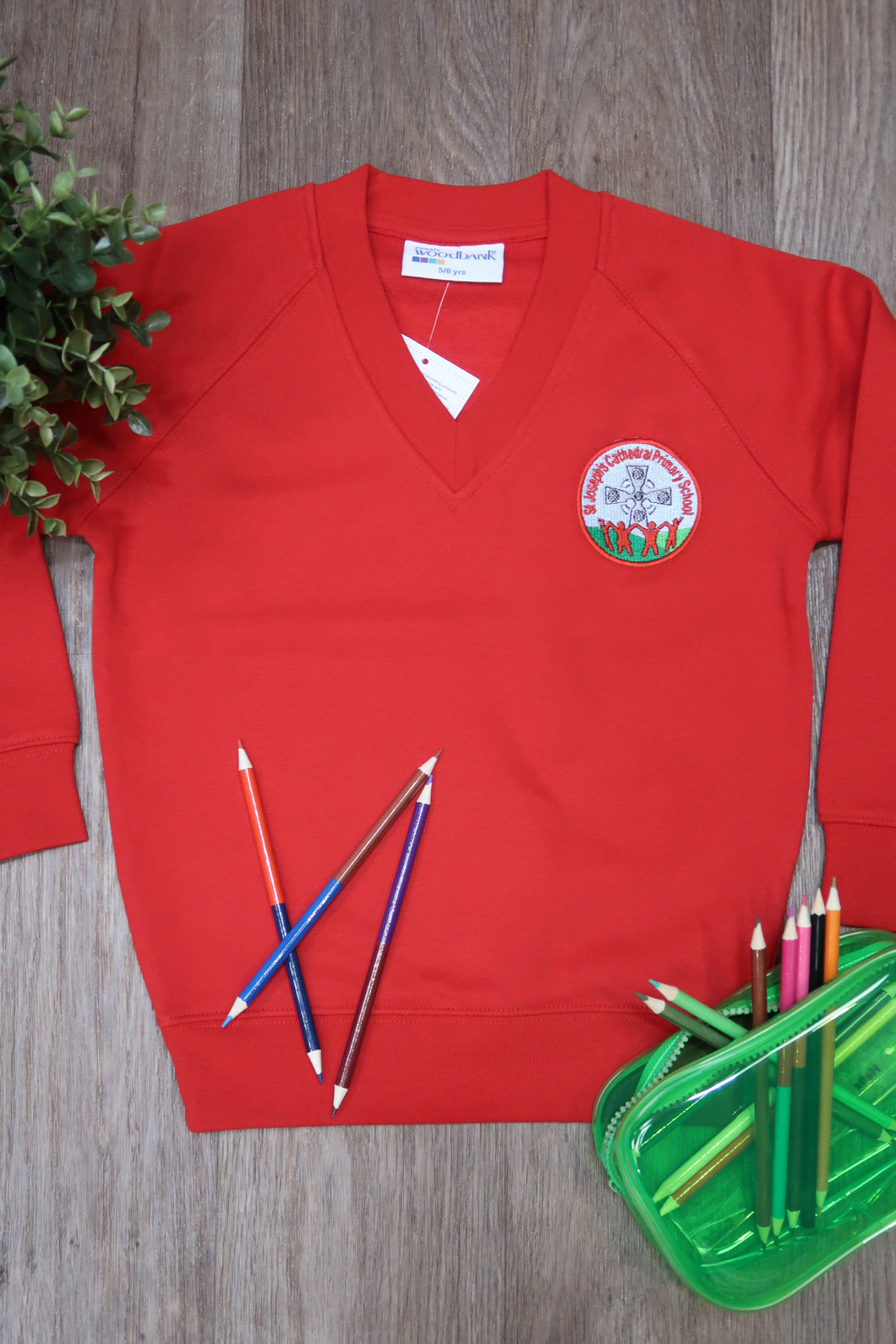 St Josephs Cathedral Primary Unisex Vneck Sweatshirt