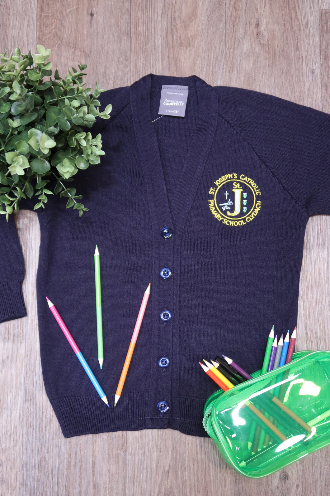 St Josephs Catholic Clydach (Heavy Knit) Cardigan
