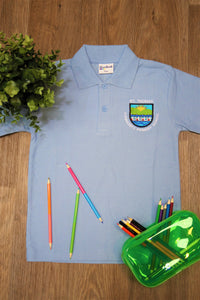 St Thomas Primary Unisex Sky Polo Shirt
