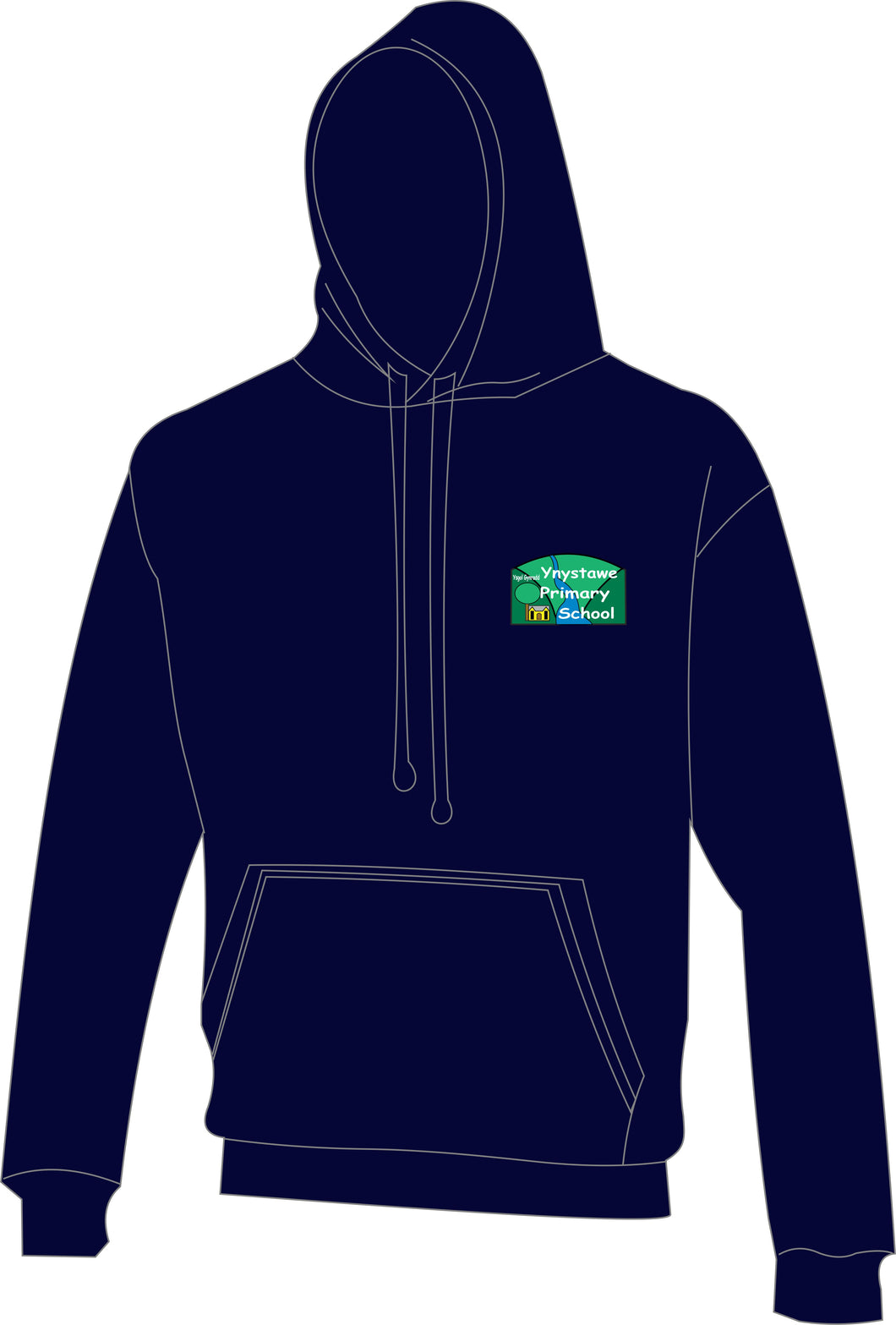 Ynystawe Primary Unisex Leaver Hood 2024 (NON REFUNDABLE ITEM NO EXCHANGES)